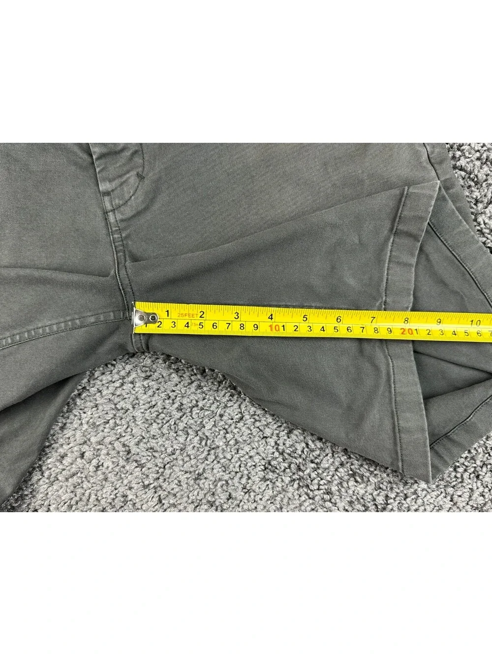 Outerknown S.E.A. Shorts Mens Gray Organic Cotton Stretch Chino 8
